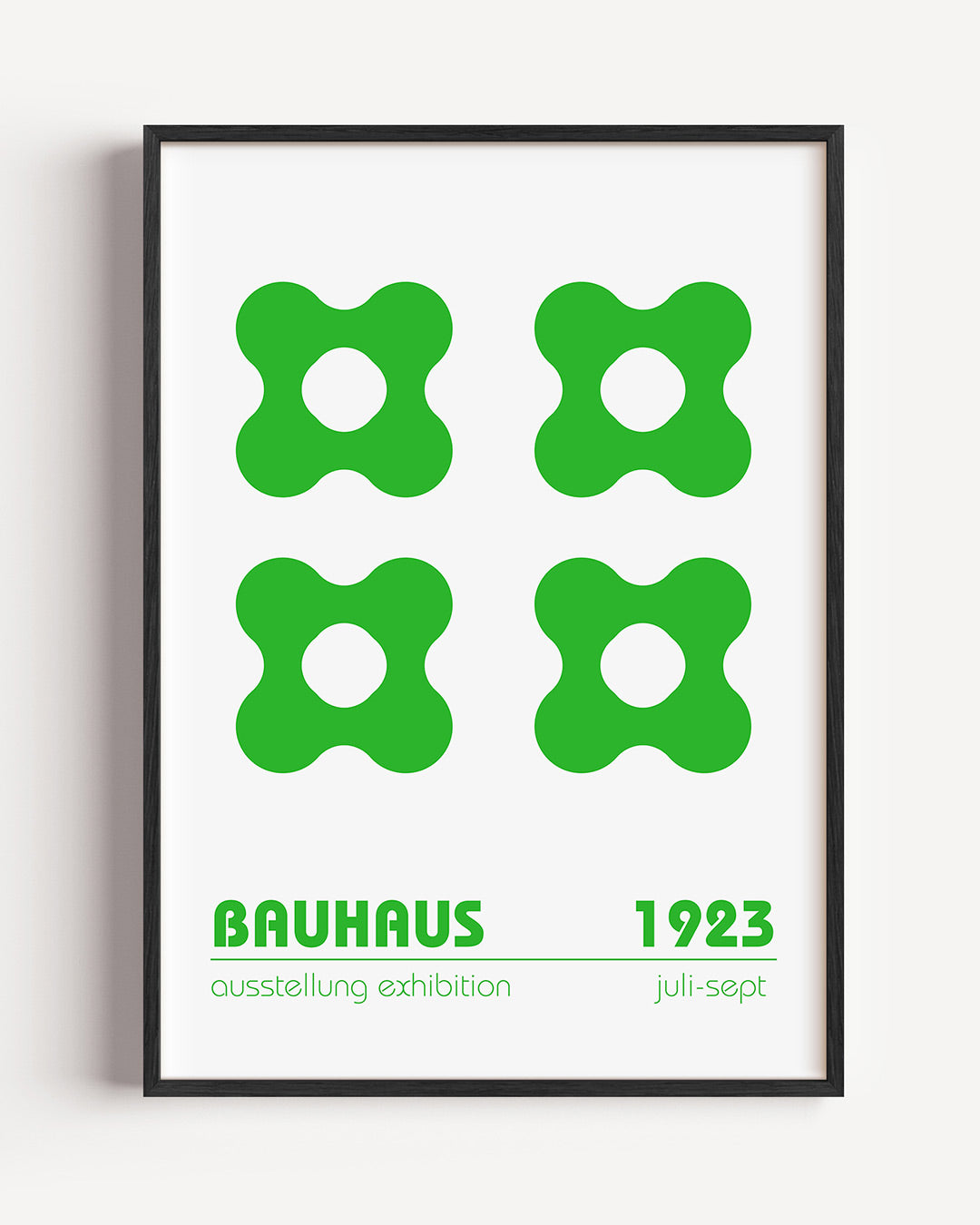 Vormritme groen Poster