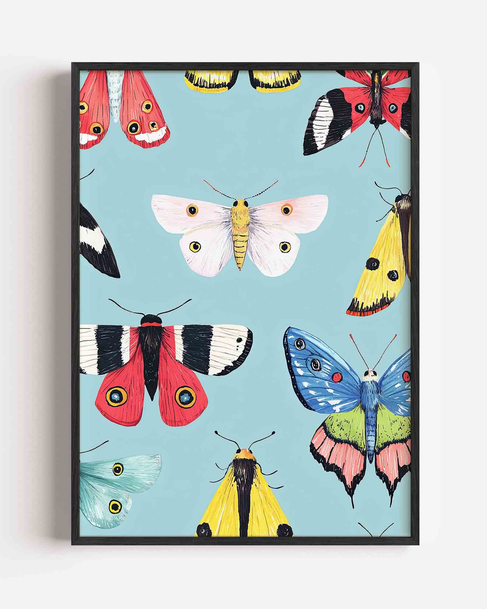 Vlinders en motten Poster