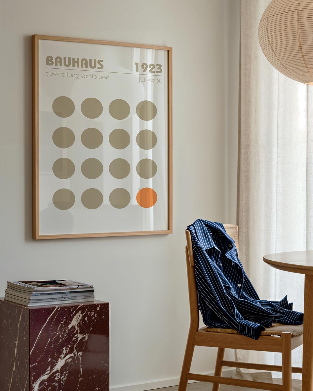 Cirkelpatroon en kleur Poster