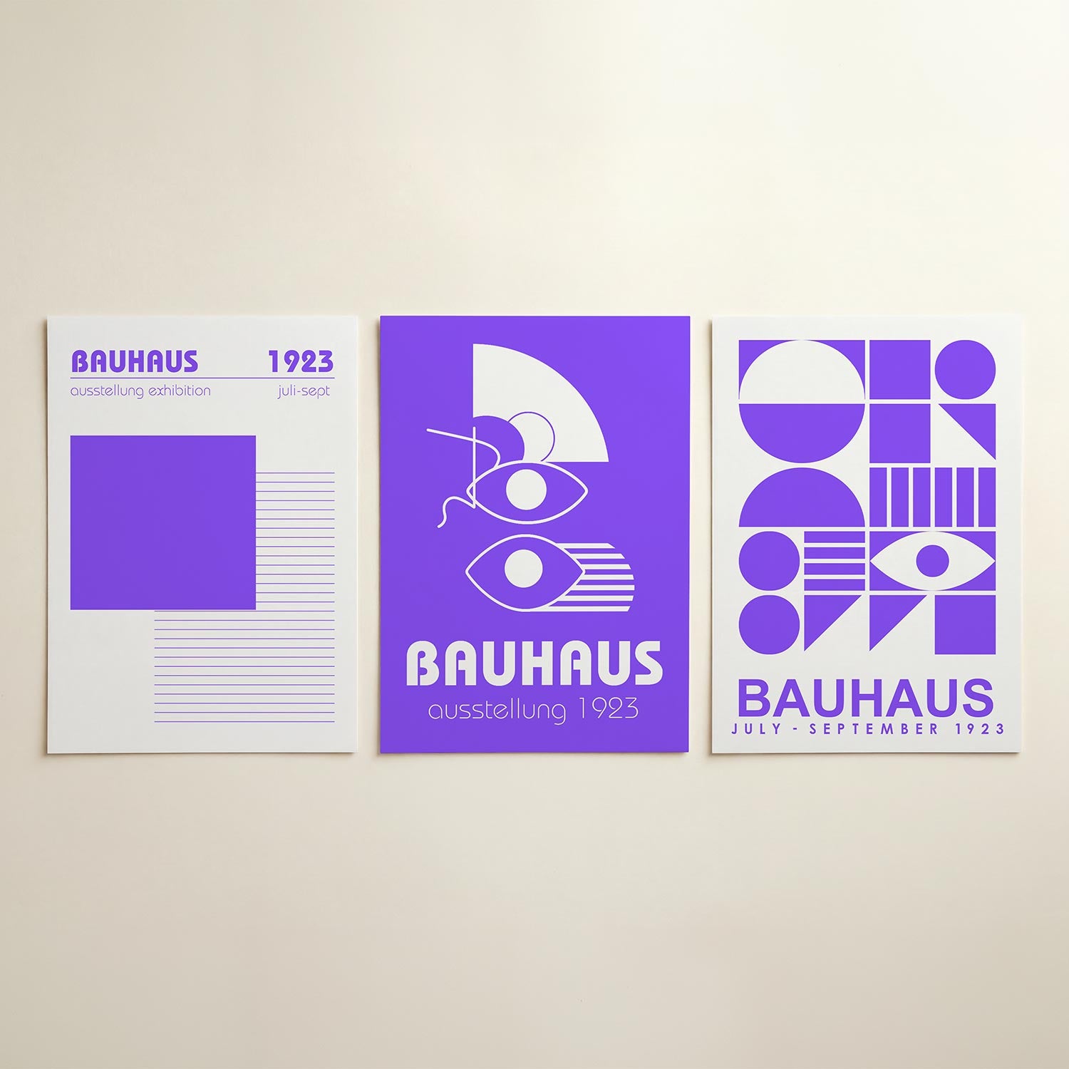 Vorm en lijnen Posterset