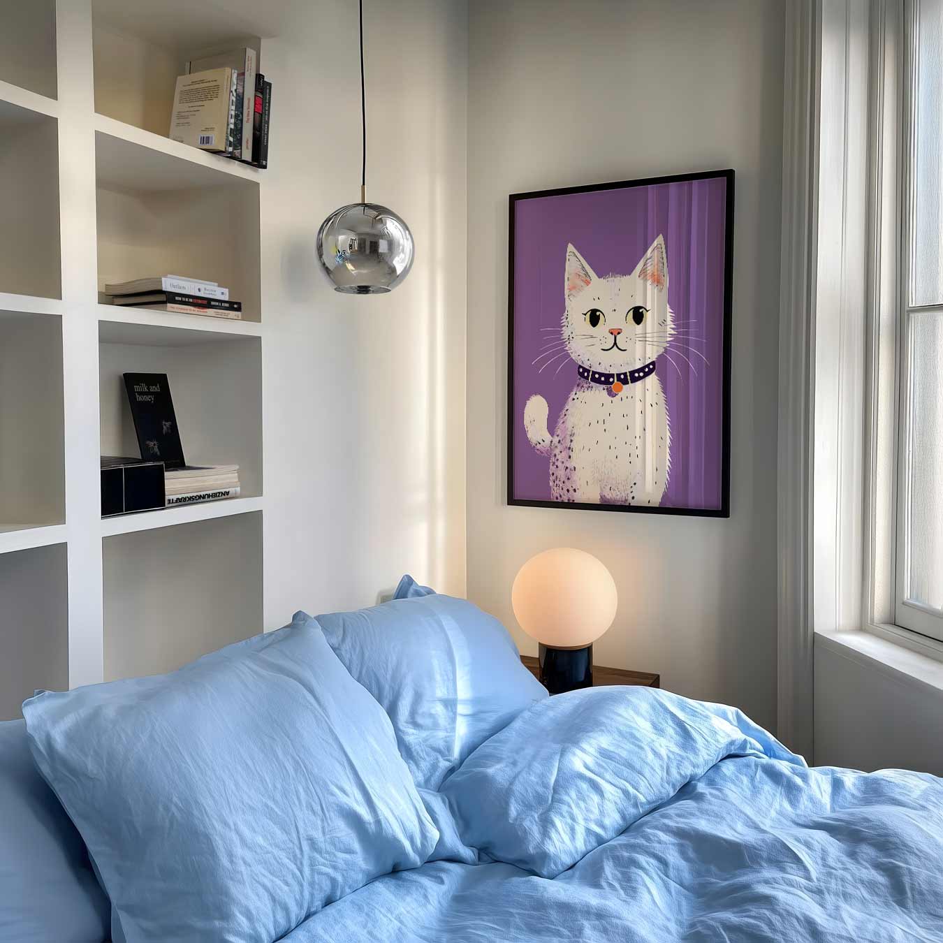 Vrolijke Katteposter-WallArtistic