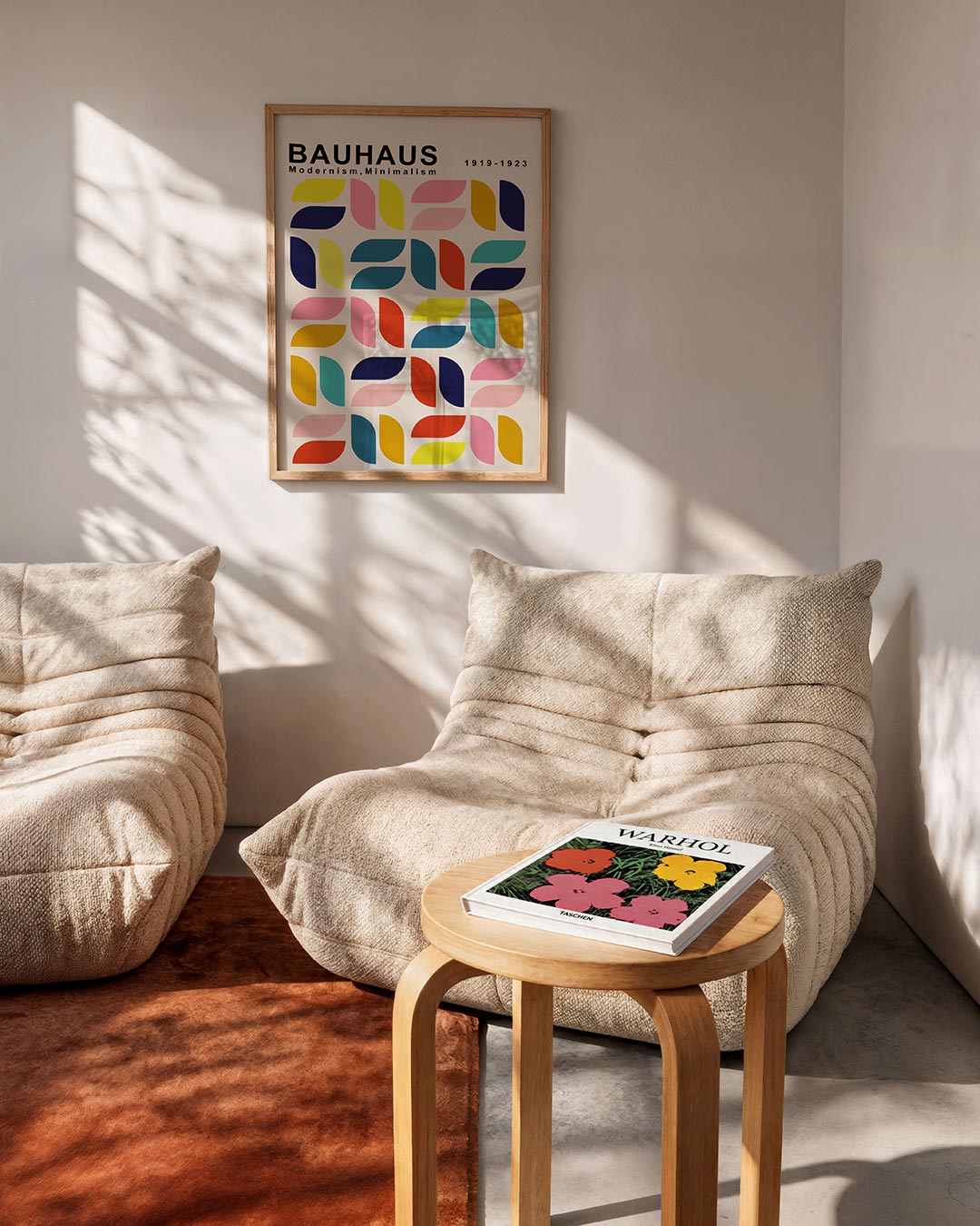 Vorm en kleurvlakken Poster