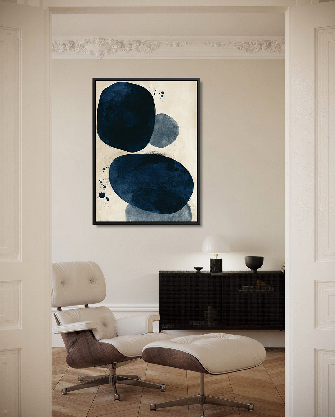Organische vormen compositie Kunstwerk