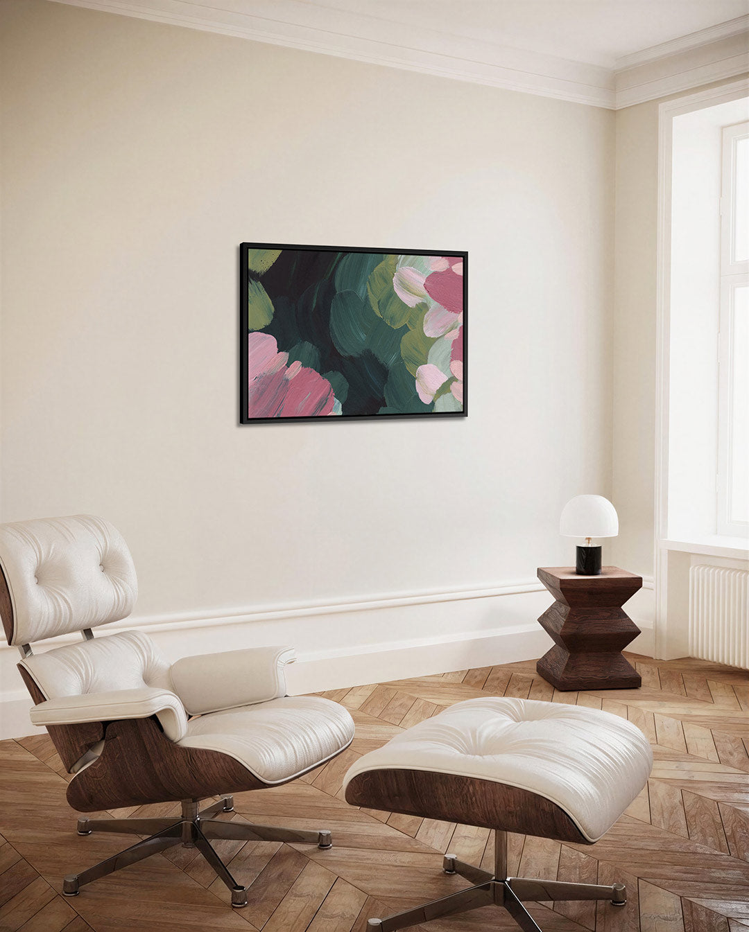Kleurrijke penseelstreken Kunstwerk