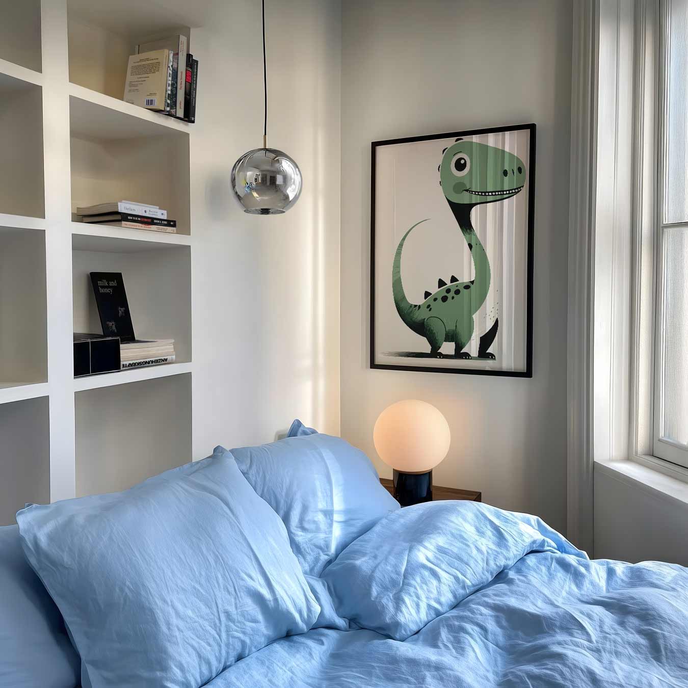 Schattige Dino Vrienden Poster-WallArtistic