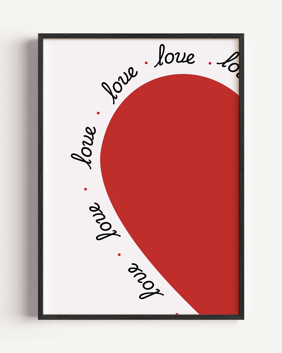 Moderne Liefde Poster-WallArtistic