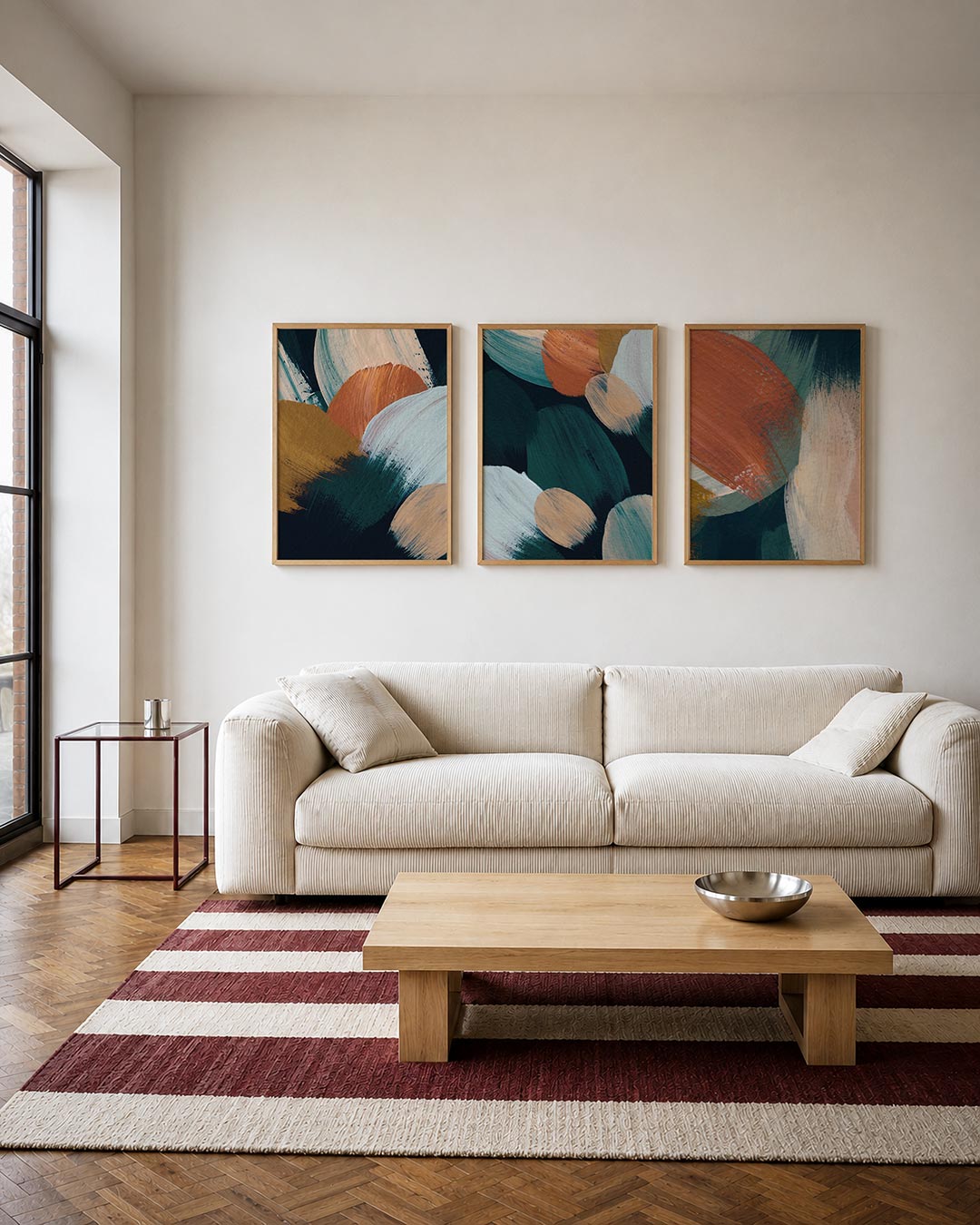 Kleurvlakken en beweging Posterset