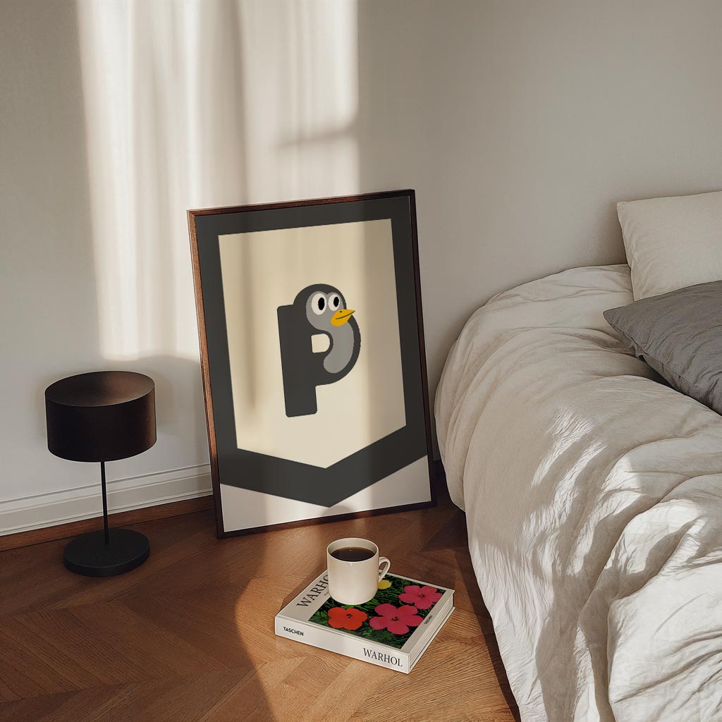 Schattige Pinguïn Poster-WallArtistic