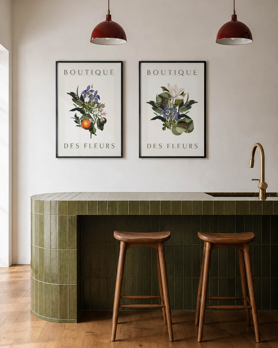 Bloem en vrucht Posterset