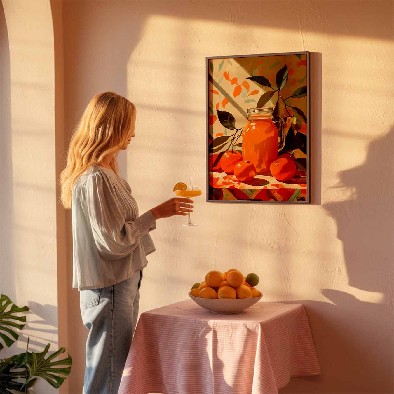 Zonnige Citrus Frisheid Poster-WallArtistic