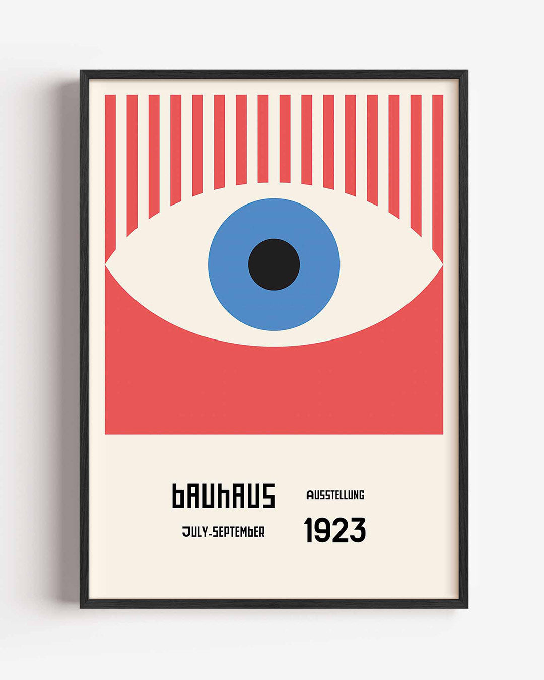 Oog en strepen Poster
