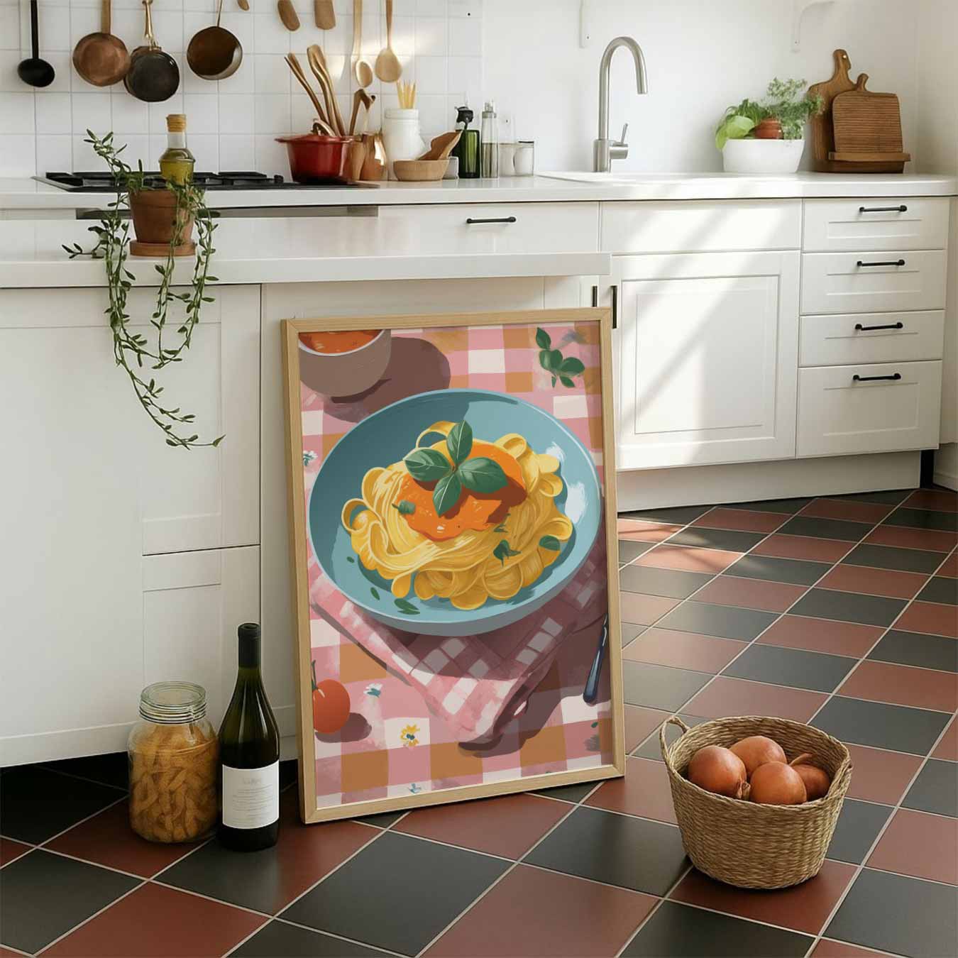 Italiaanse Keuken Sfeerposter-WallArtistic