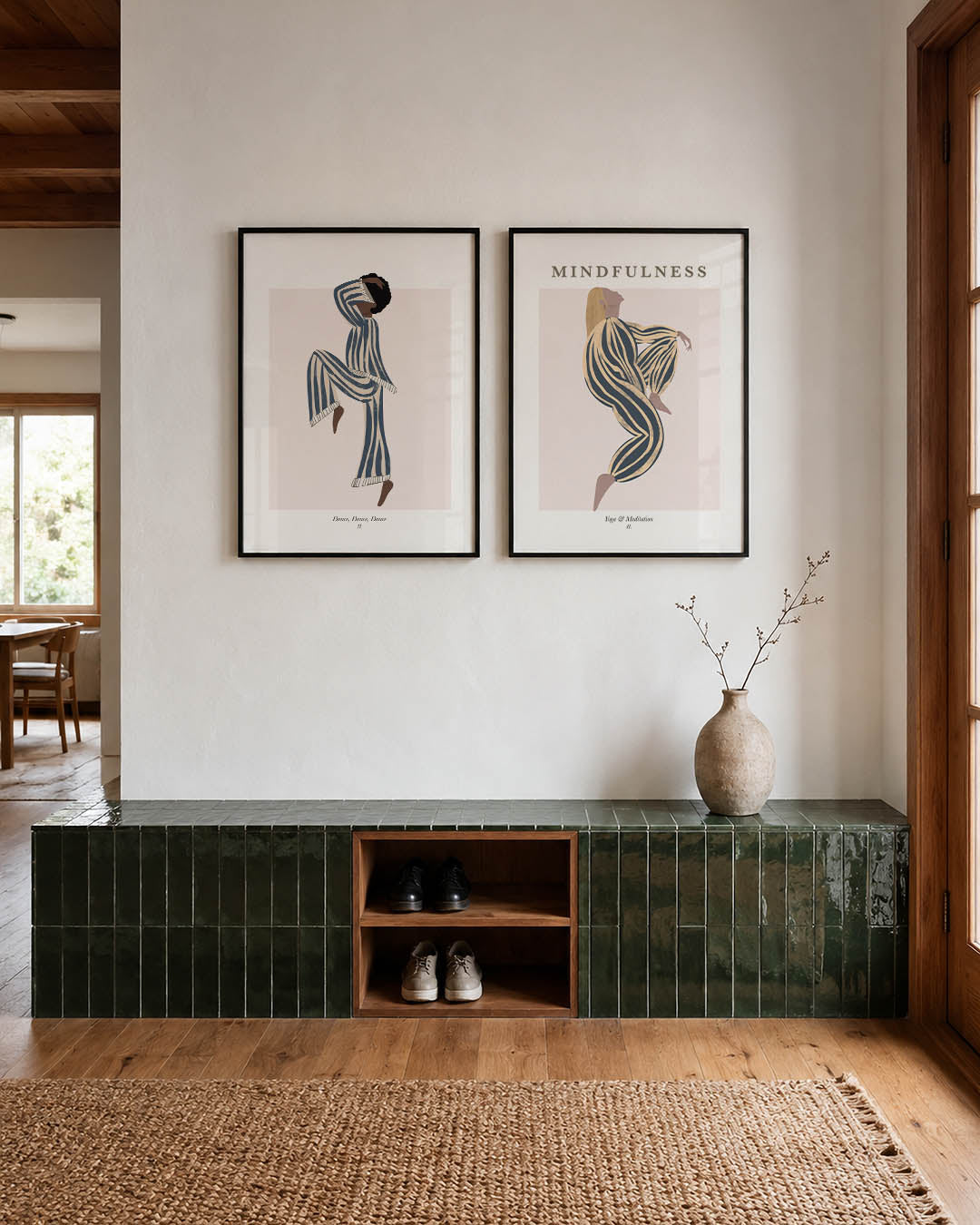 Dansende strepen Posterset