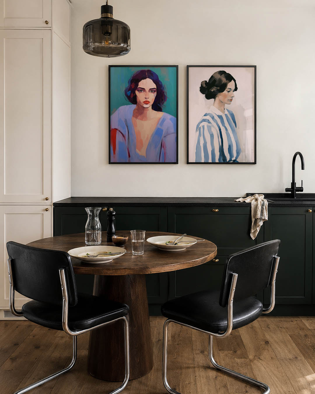 Portret in kleurvlakken Posterset