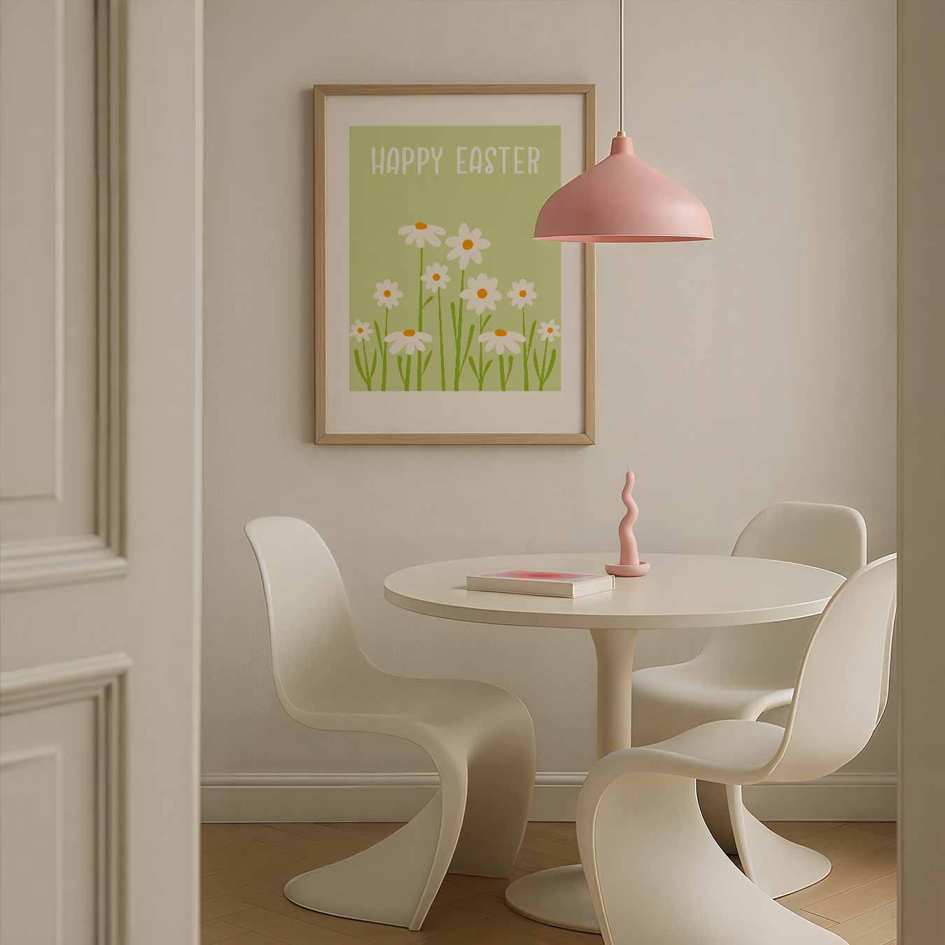 Vrolijke Paasbloemen Poster-WallArtistic
