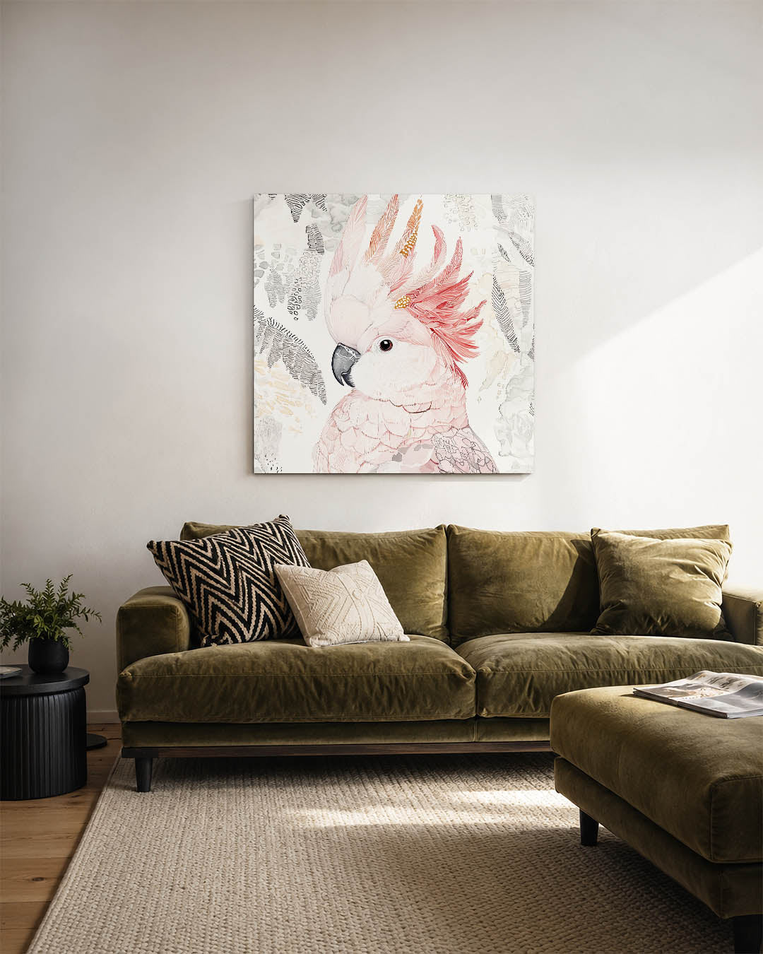 Vogeldetail illustratie Kunstwerk