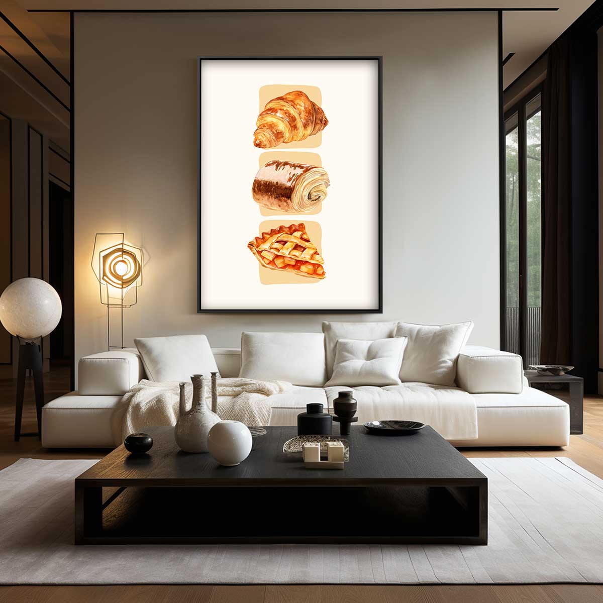Verrukkelijke Bakkerij Trio Kunstwerk-canvas-dibond-plexiglas-wanddecoratie-WallArtistic