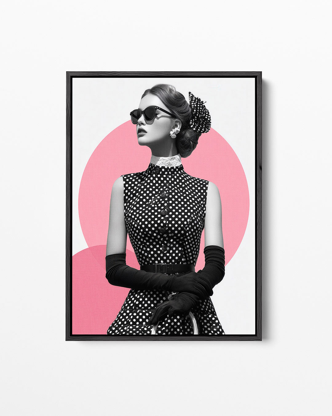 Stijlvolle vrouw Kunstwerk