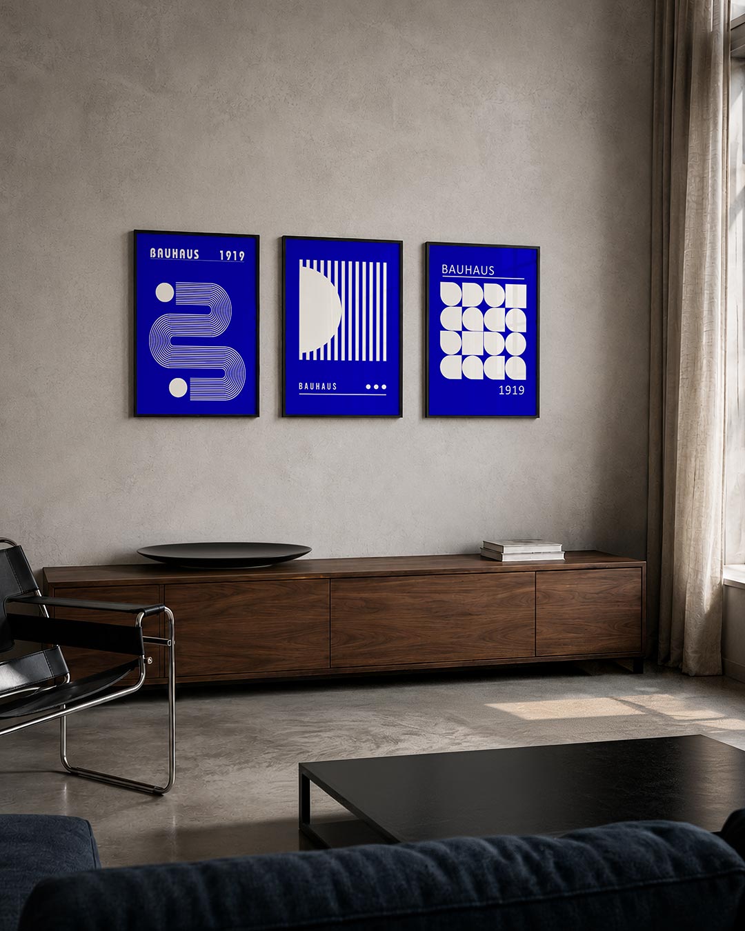 Lijnen en cirkel Posterset