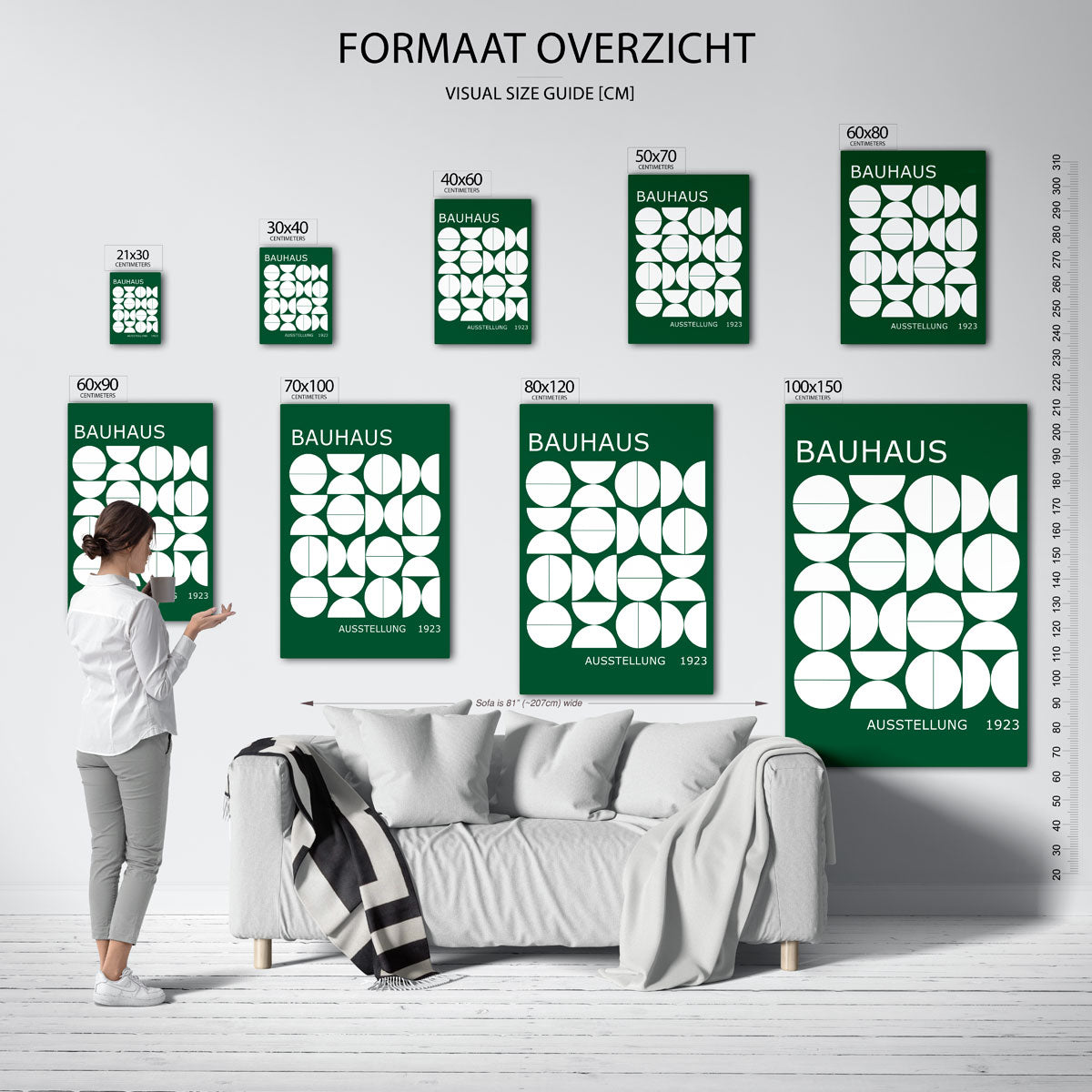 Geometrische ritmes Poster