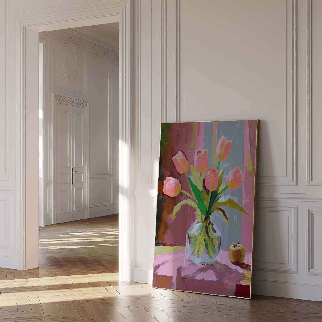 Bloemenpracht Tulpen Poster-WallArtistic