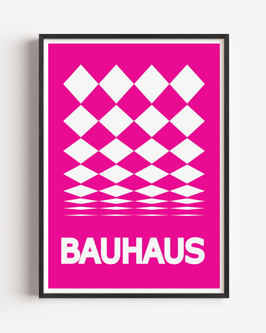 Diamantpatroon perspectief Poster