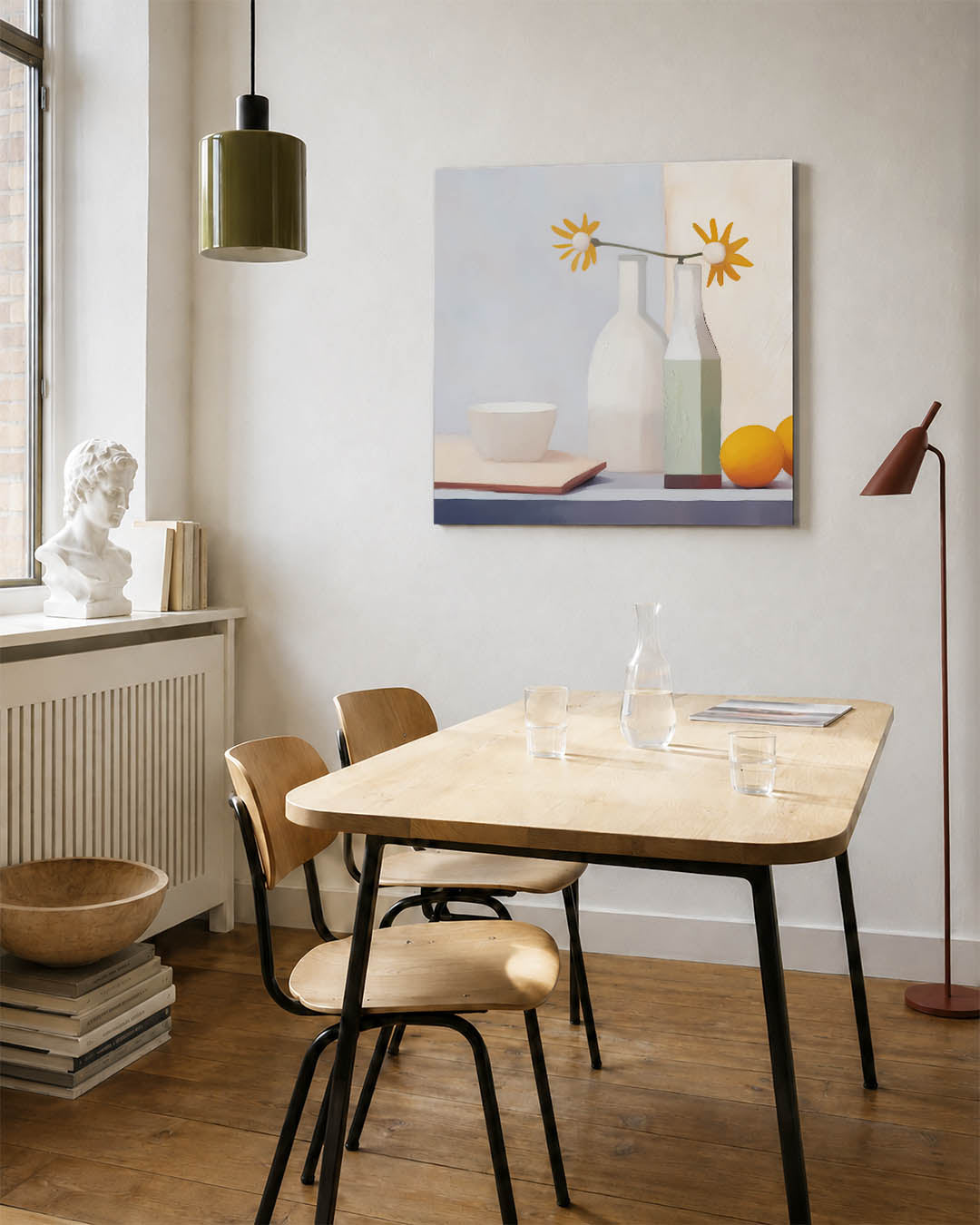 Stilleven met bloemen Kunstwerk