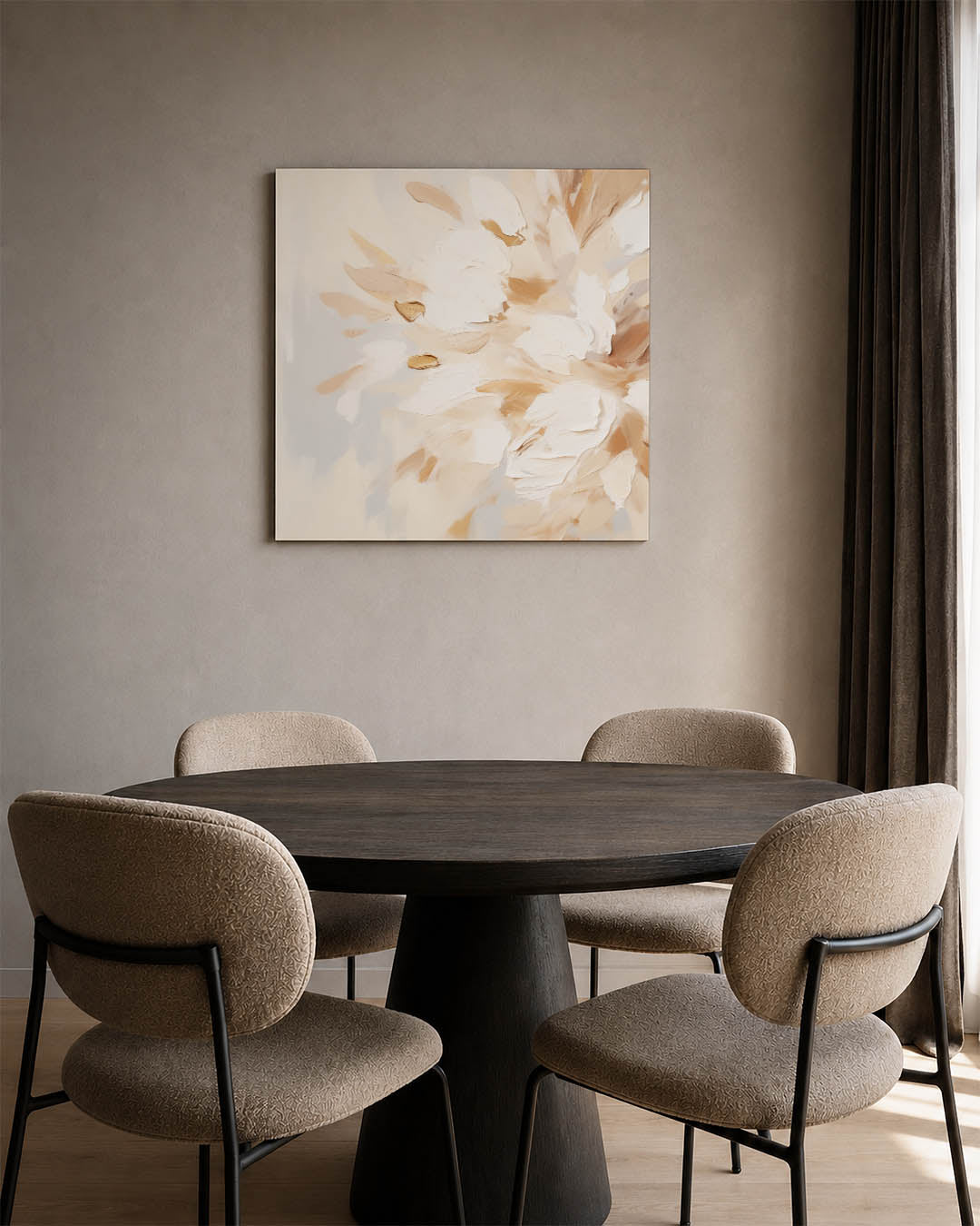 Organische vormen compositie Kunstwerk