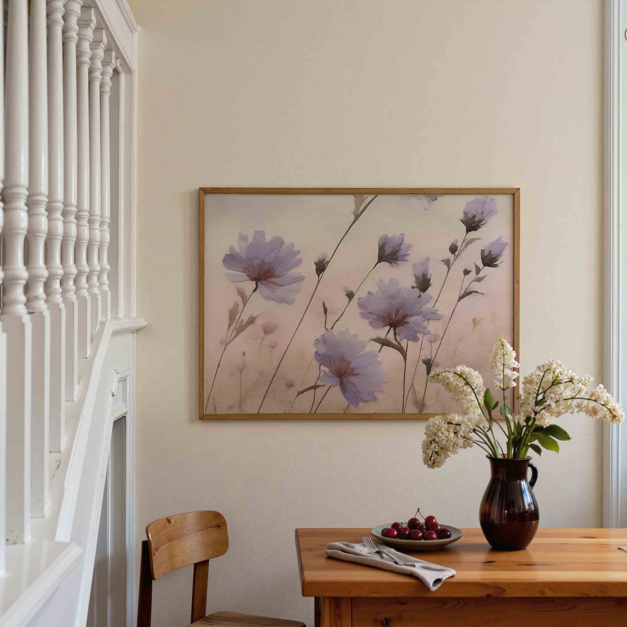 Bloemen in pastel Poster