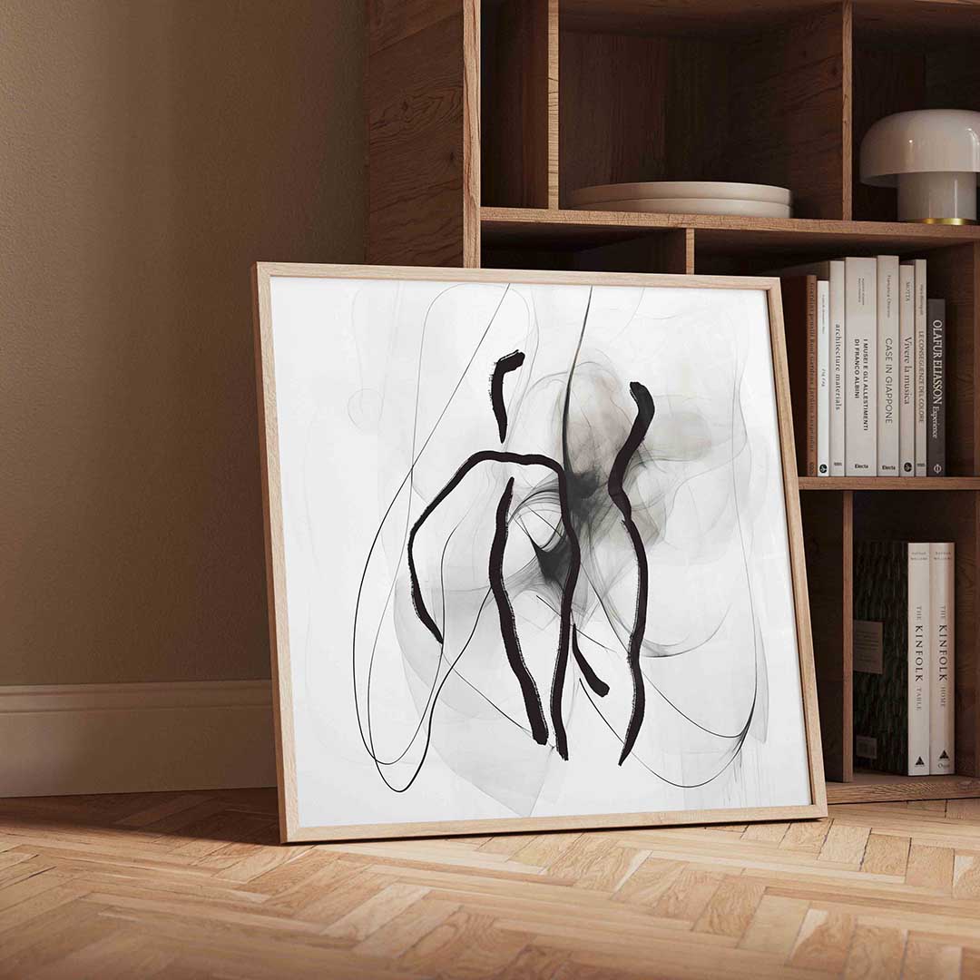 Abstracte lijnen Poster
