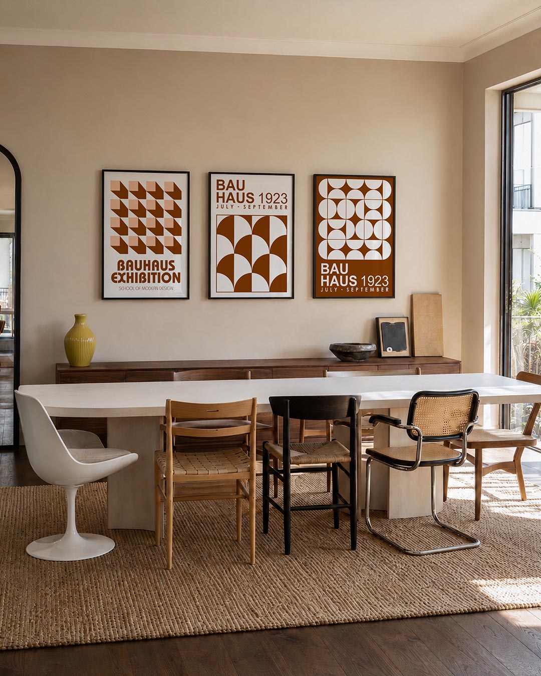 Vorm en schaduw Posterset