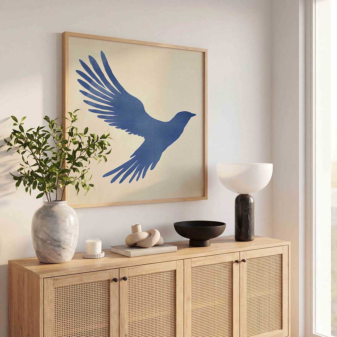 Vogel in vlucht Poster
