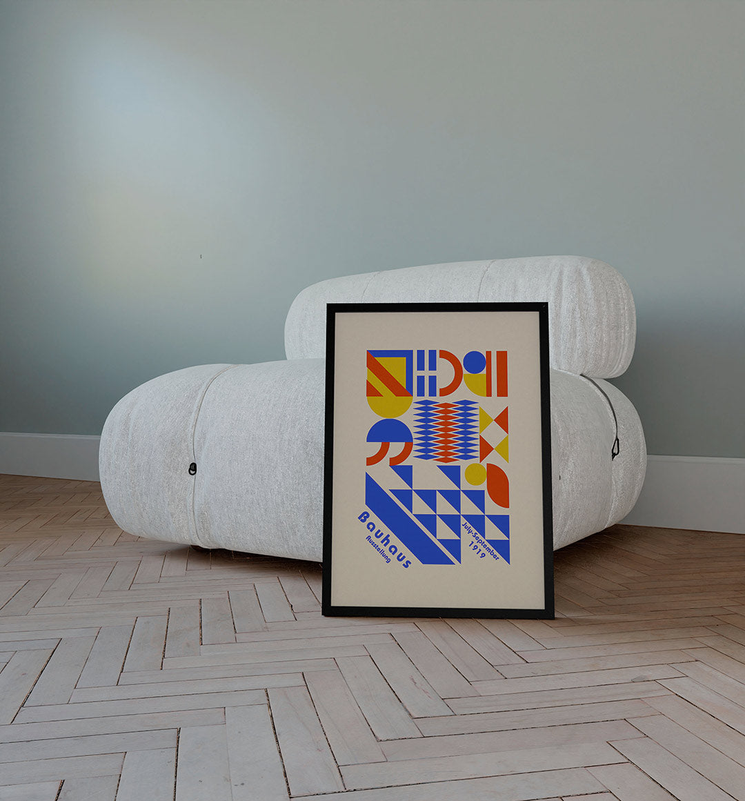 Vormen en vlakkenspel Poster
