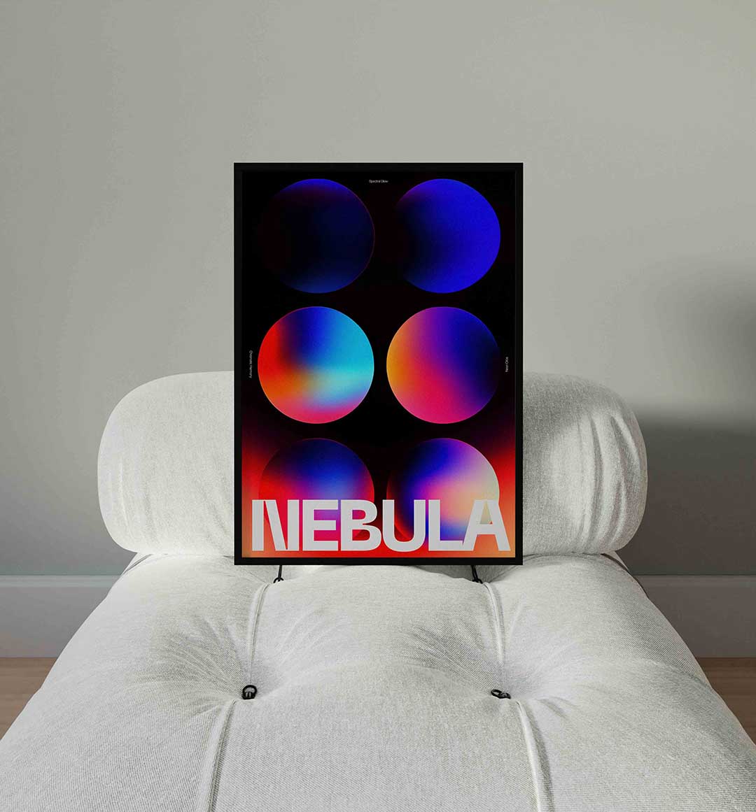 Nebula cirkels Poster