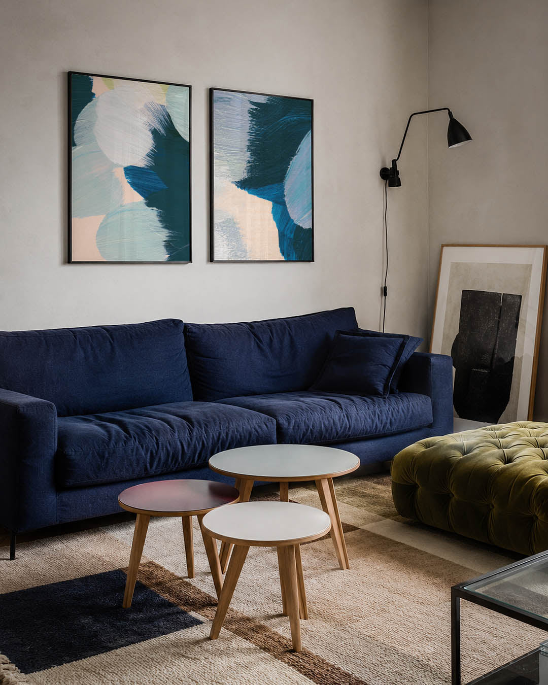 Kleurvlakken harmonie Posterset