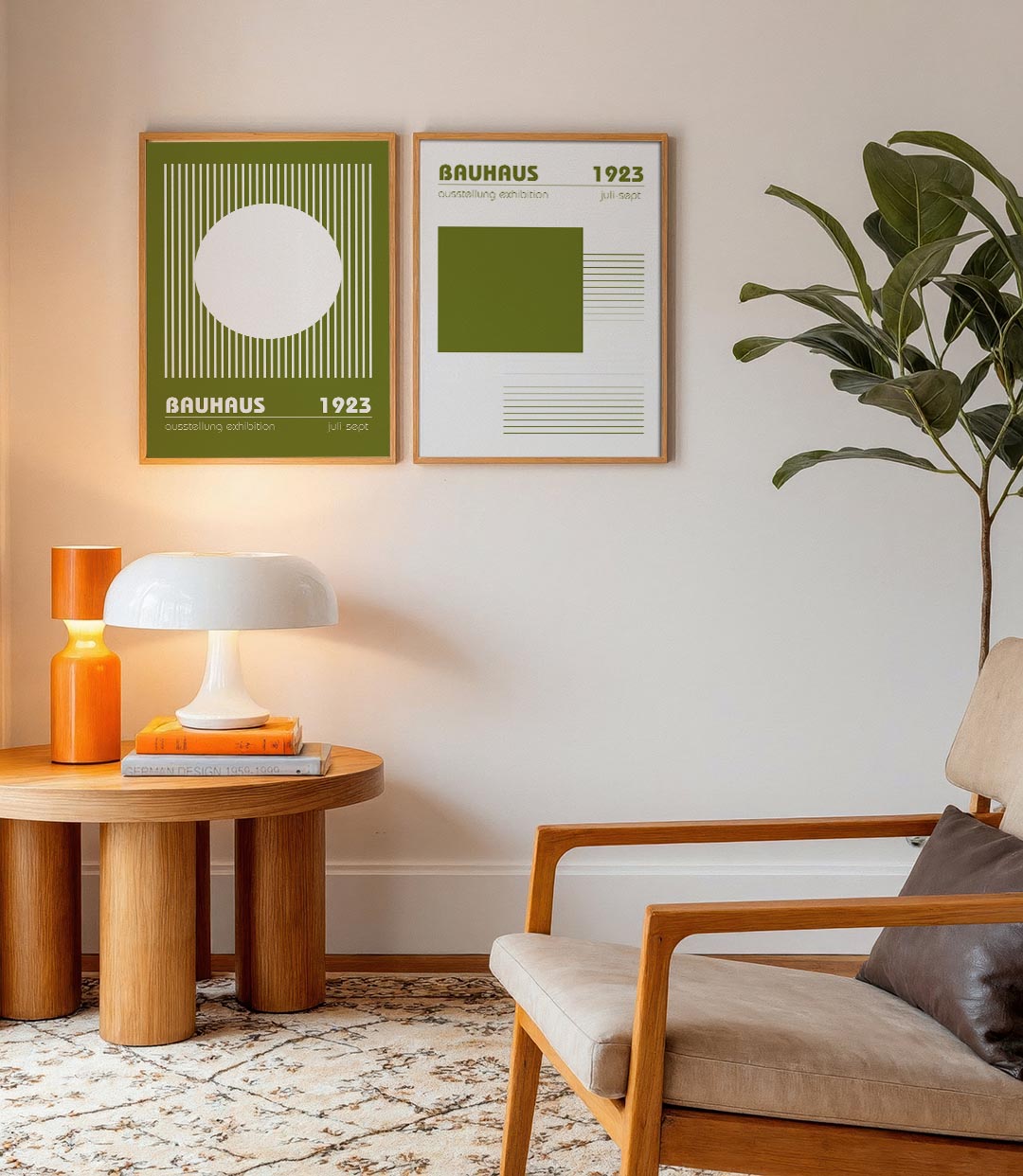 Lijnen en cirkel Posterset