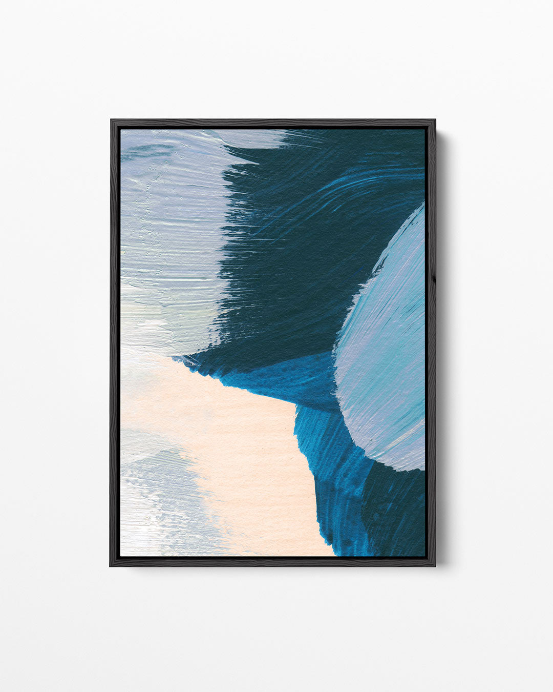 Dynamische kleurencompositie Kunstwerk