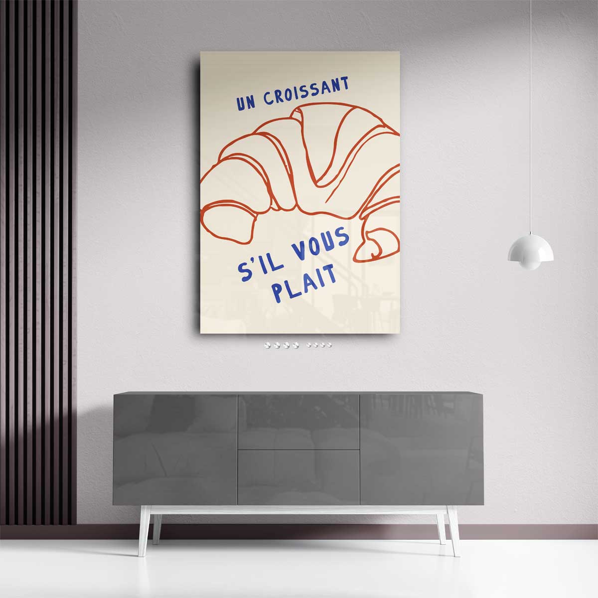 Franse Croissant Poster