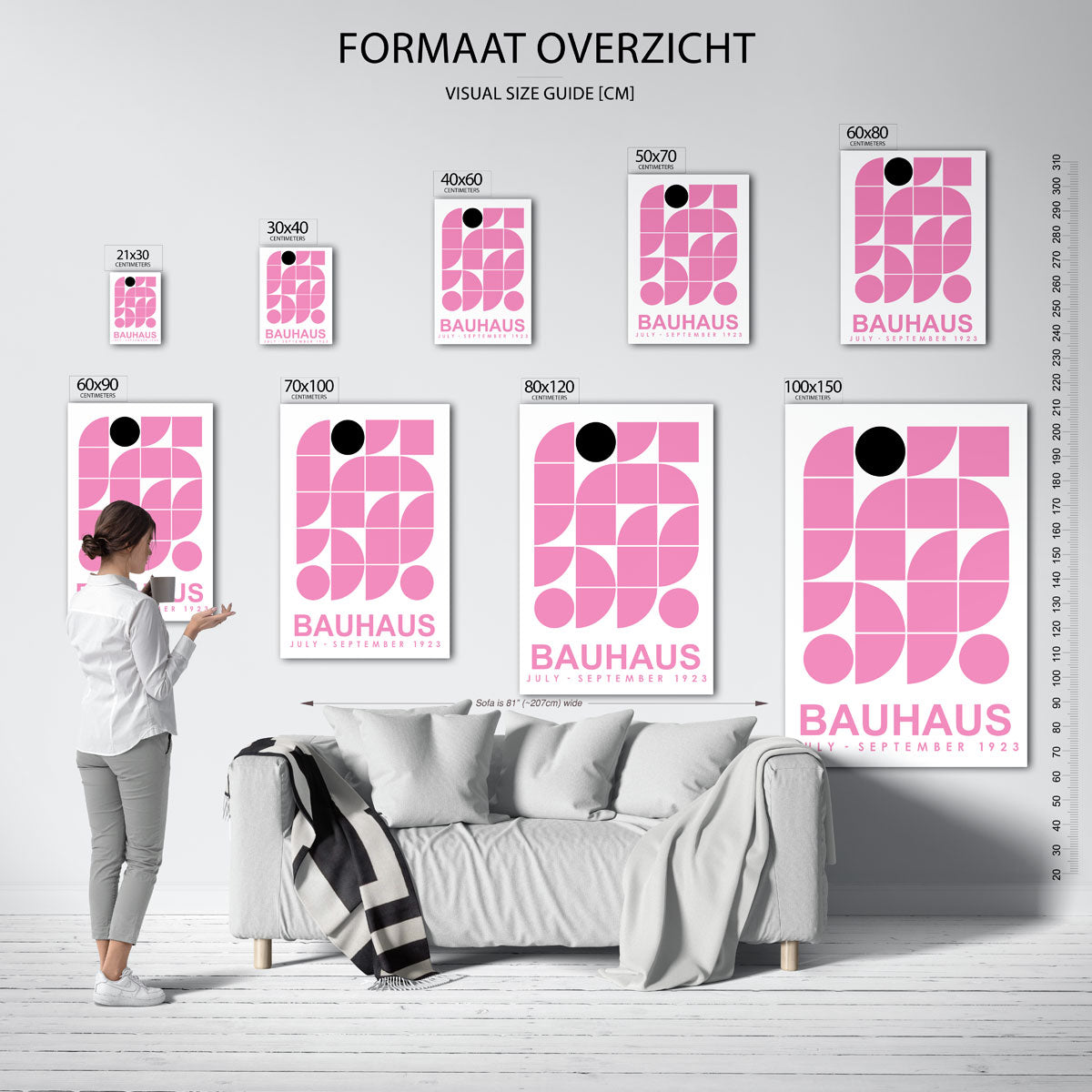 Vormen en vlakken Poster