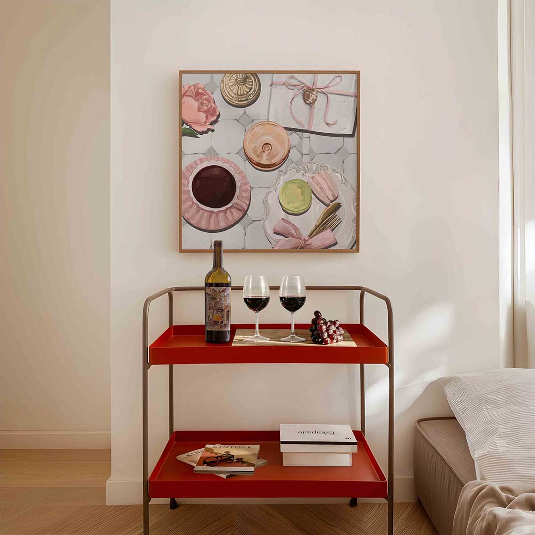 Ontbijt tafel Poster