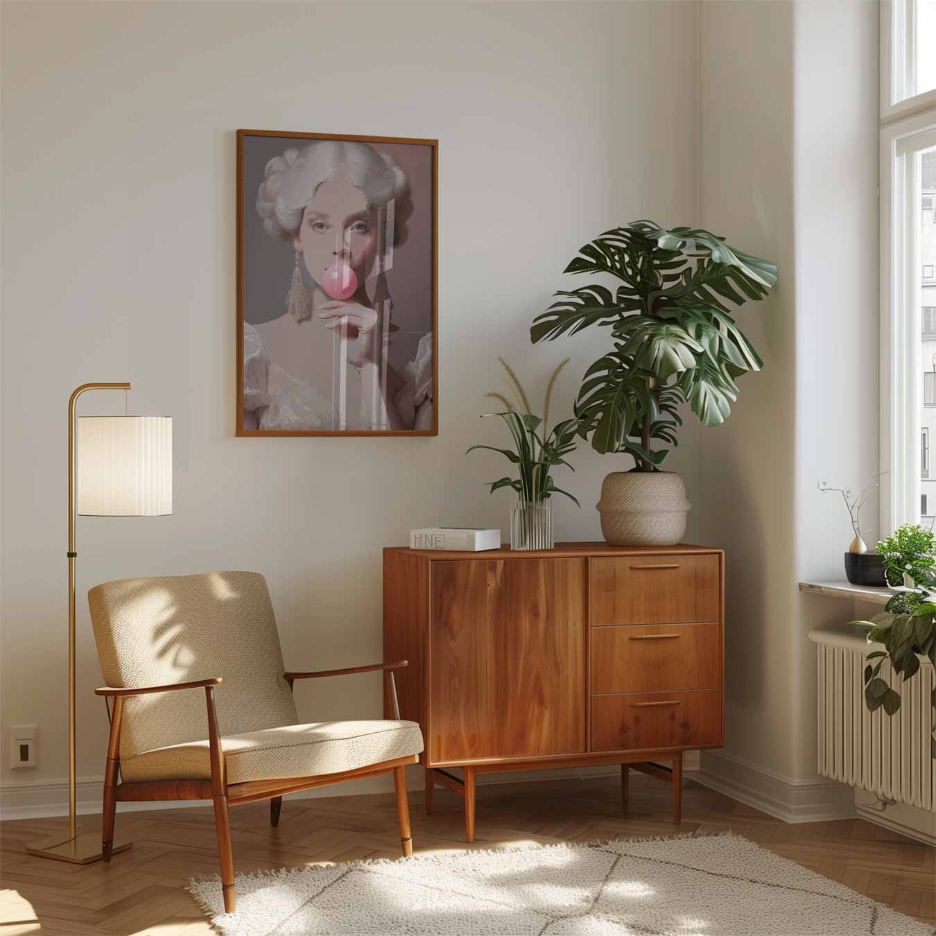 Moderne Elegantie Kunstposter-WallArtistic