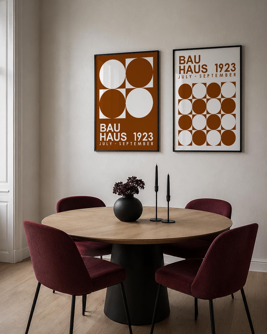 Cirkel en vierkant Postersets