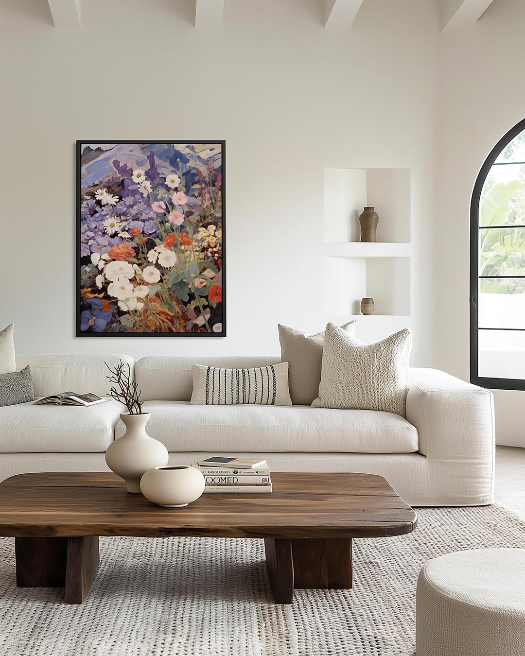 Bloemenpracht in kleuren Kunstwerk