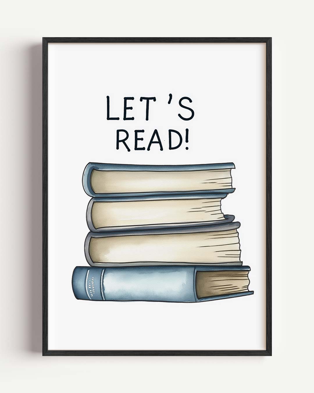 Boekenliefde Poster-WallArtistic