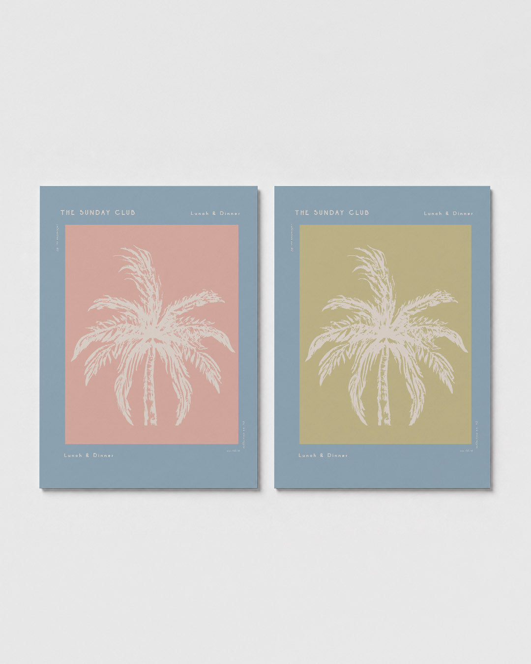 Zachte palm Posterset