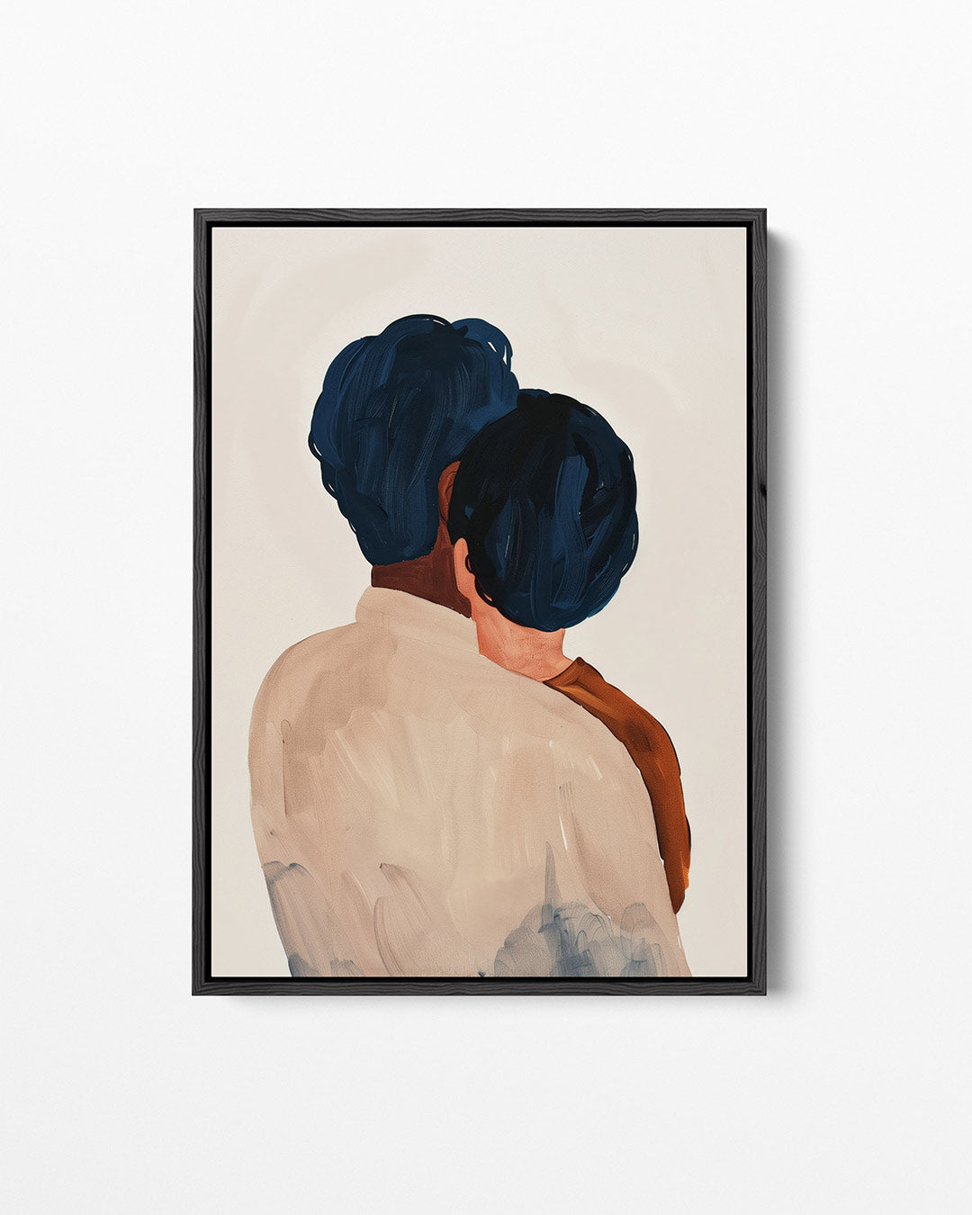 Intieme omhelzing Kunstwerk