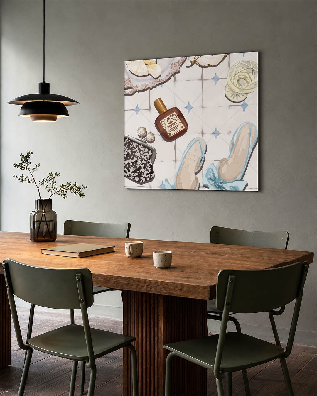 Elegante tafelscène Kunstwerk