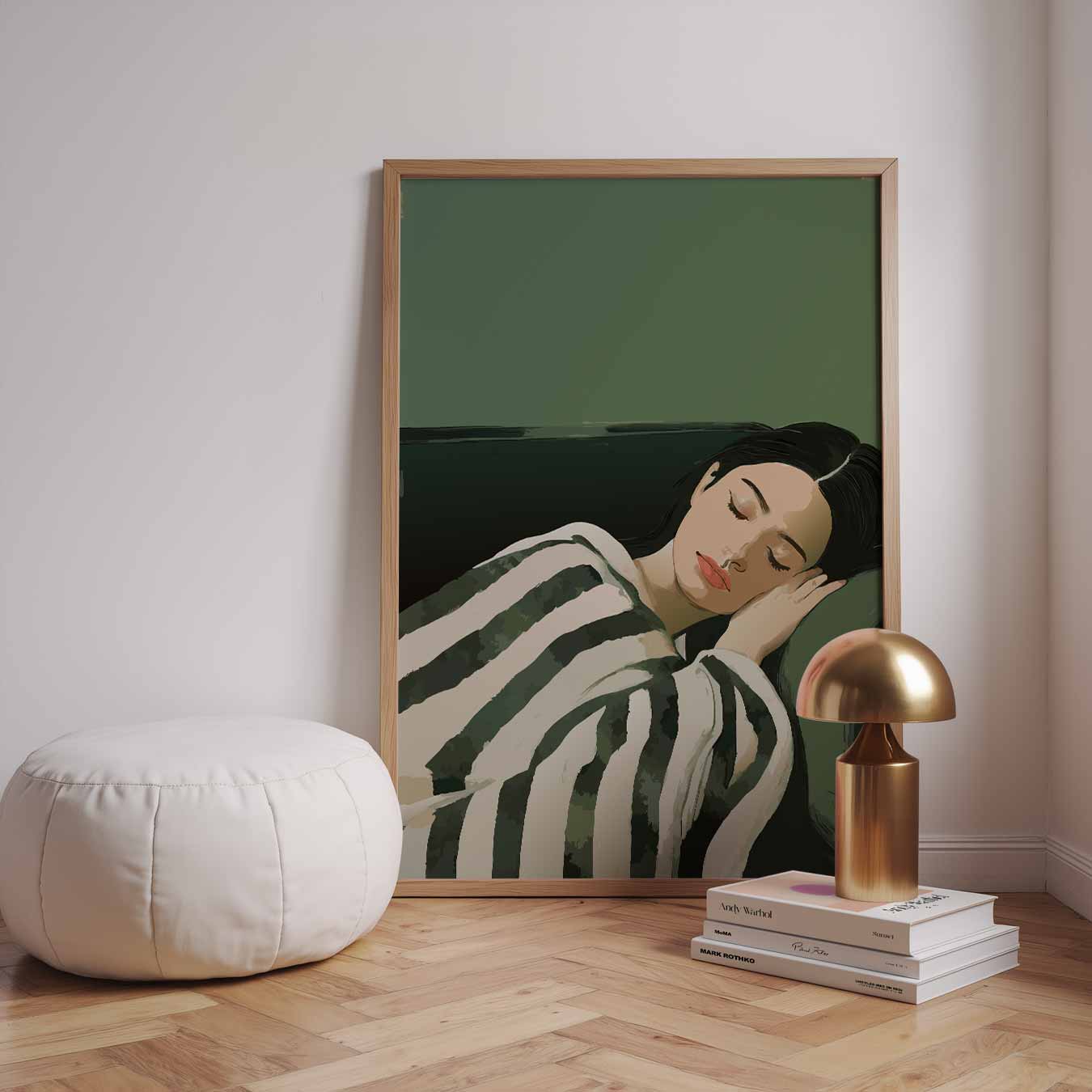 Dromerige Slaapkamer Poster-WallArtistic