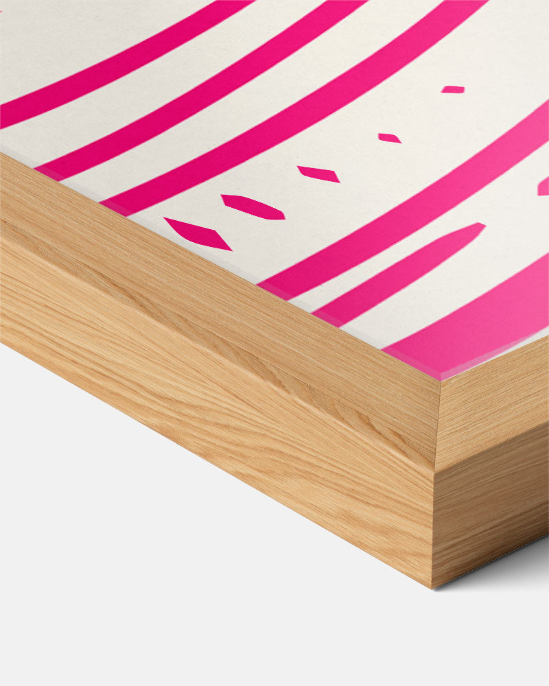 Trendy Schelpenprint Poster-WallArtistic