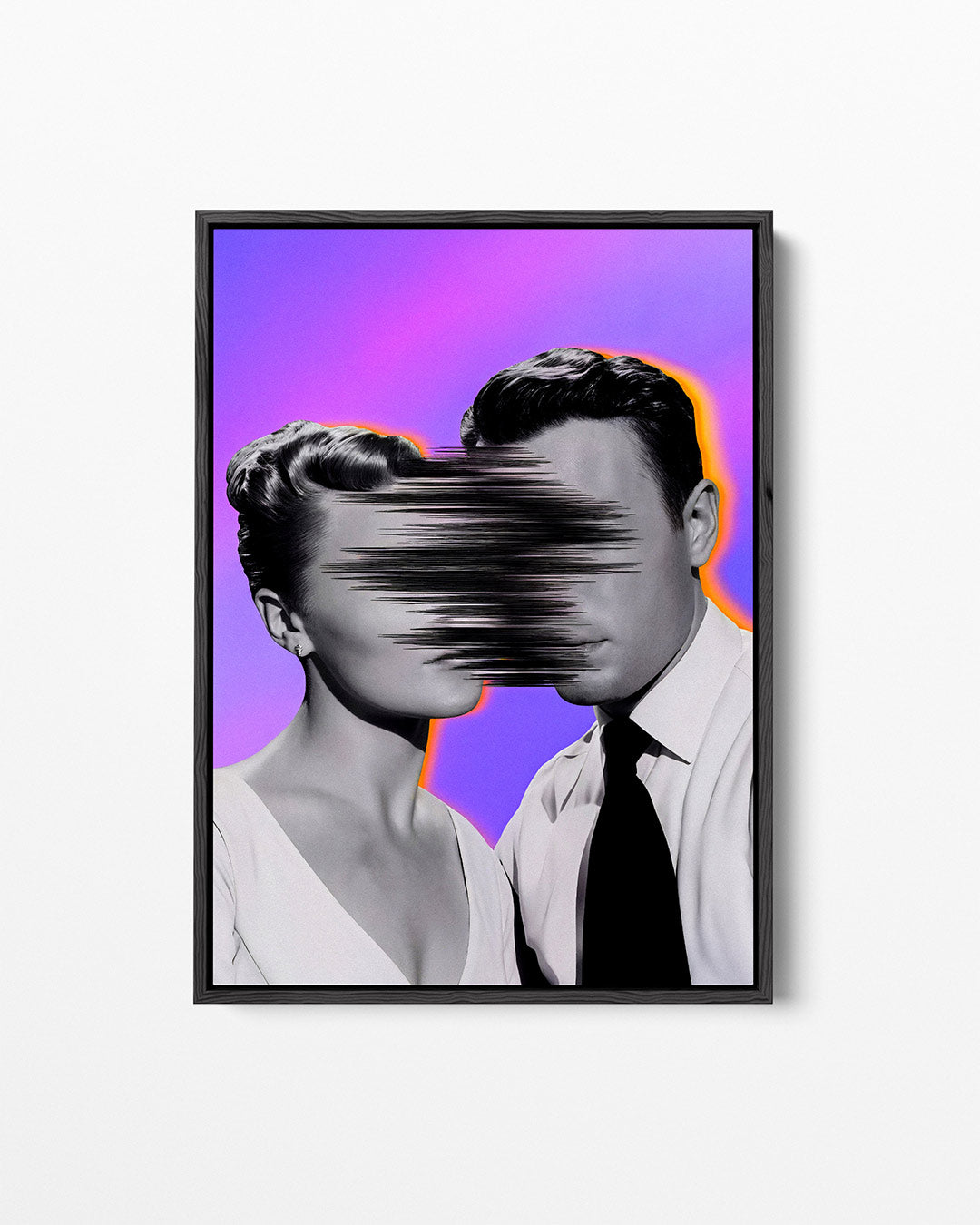 Vervormde portretten Kunstwerk